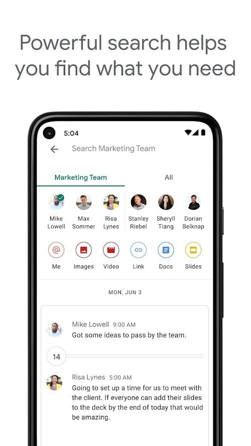 Google Chat  Screenshots