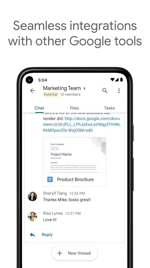 Google Chat  Screenshots