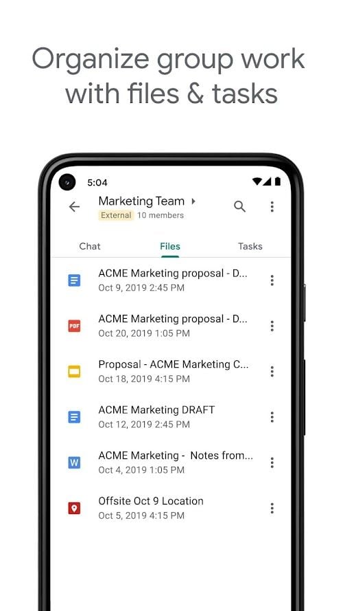 Google Chat  Screenshots