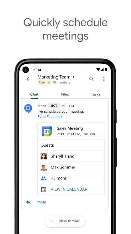 Google Chat  Screenshots