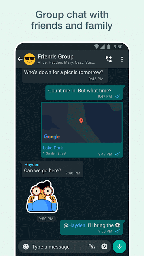 WhatsApp Messenger  Screenshots