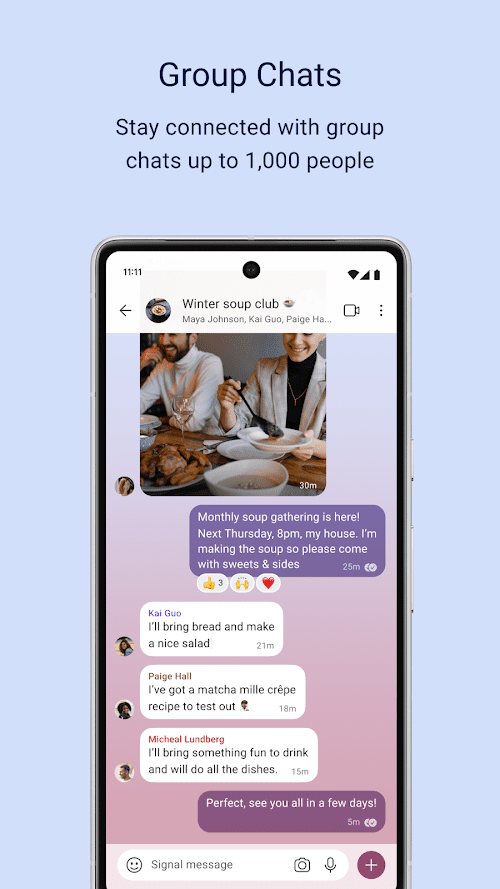 Signal  Screenshots