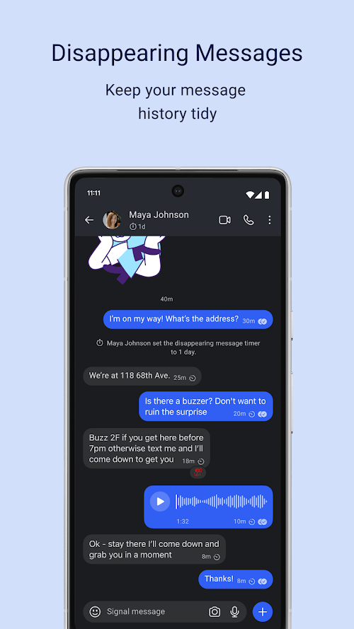 Signal  Screenshots