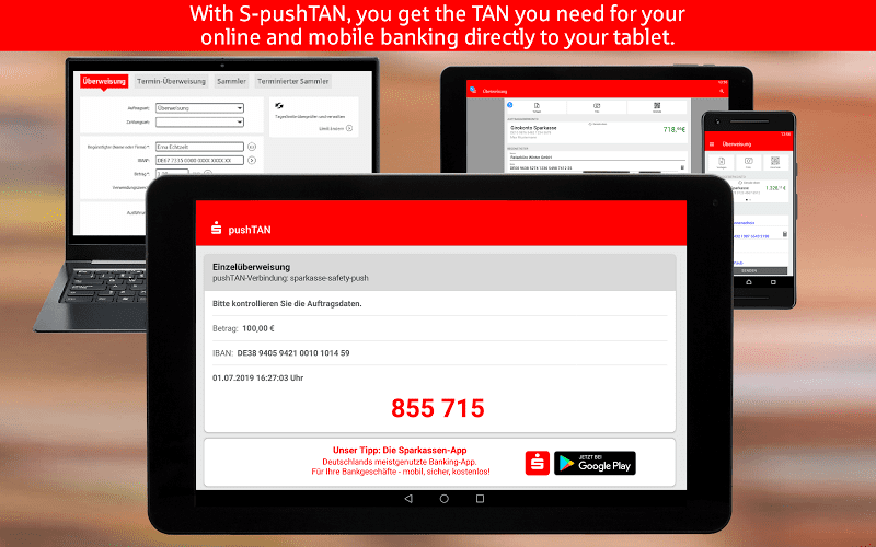 S-pushTAN  Screenshots
