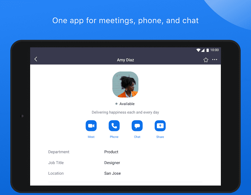 Zoom Cloud Meetings  Screenshots