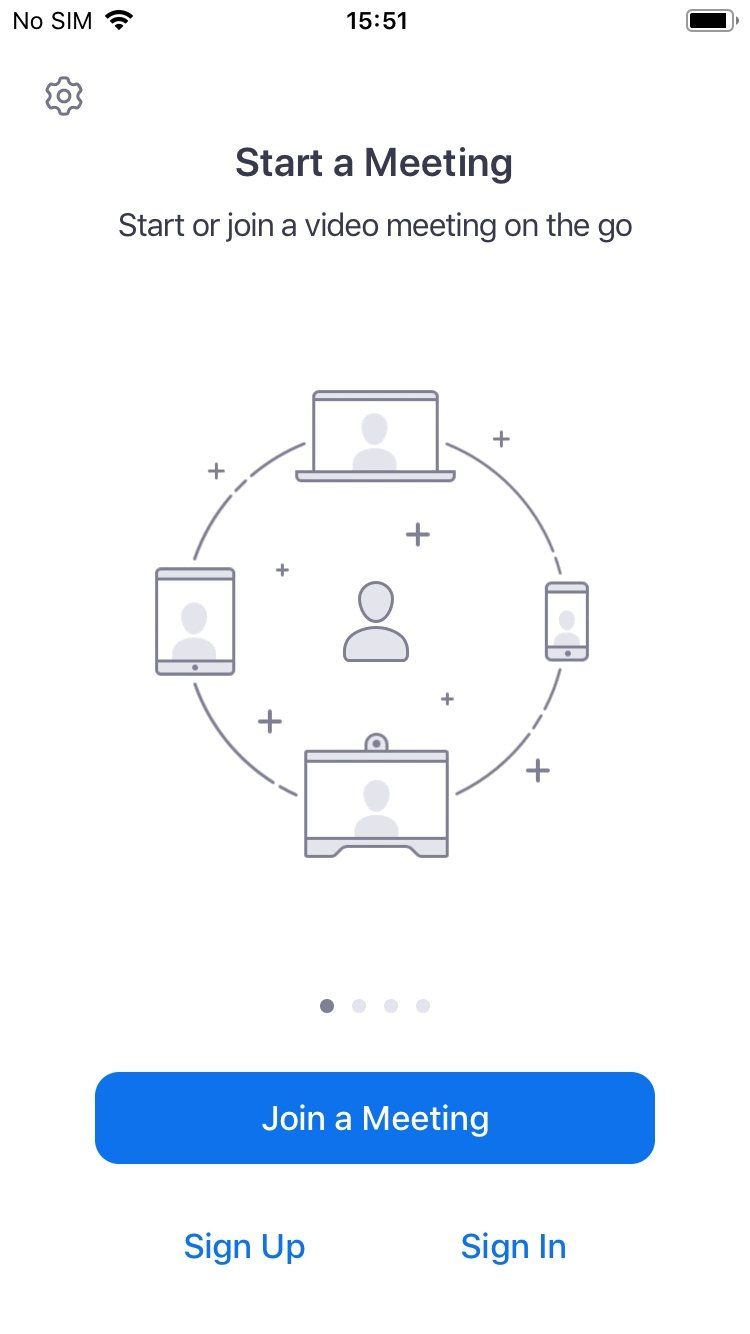 Zoom Cloud Meetings  Screenshots