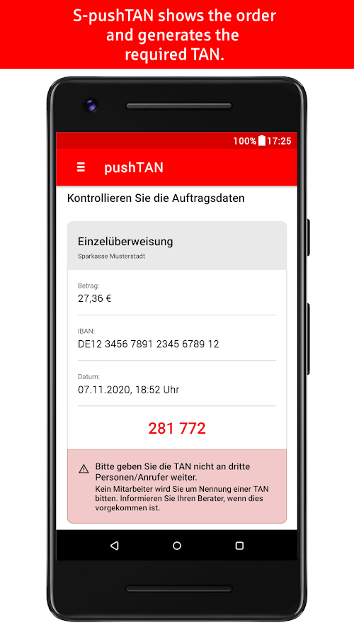 S-pushTAN  Screenshots