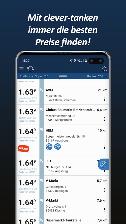 clever-tanken.de  Screenshots