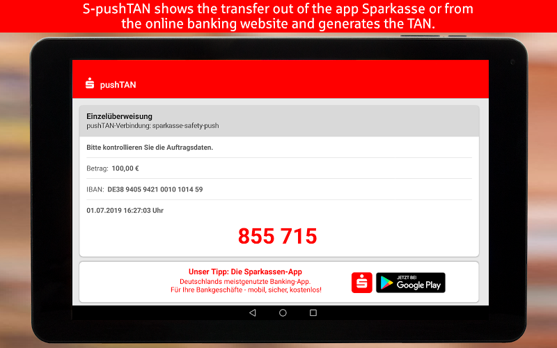 S-pushTAN  Screenshots