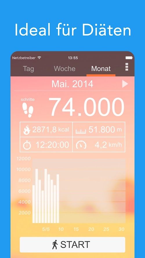 Schrittzähler  Screenshots