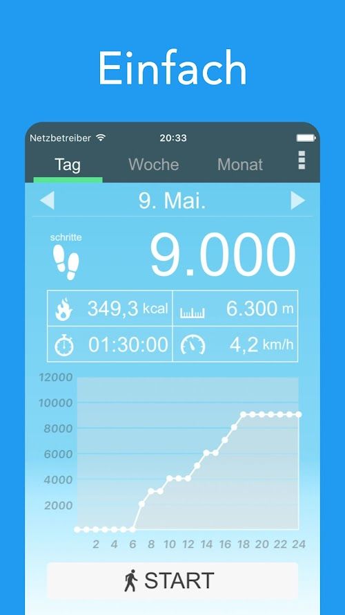 Schrittzähler  Screenshots