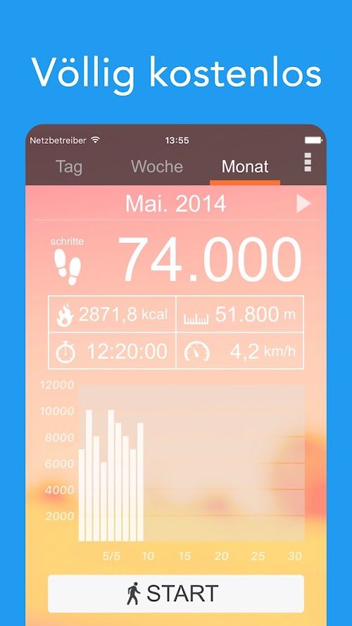 Schrittzähler  Screenshots