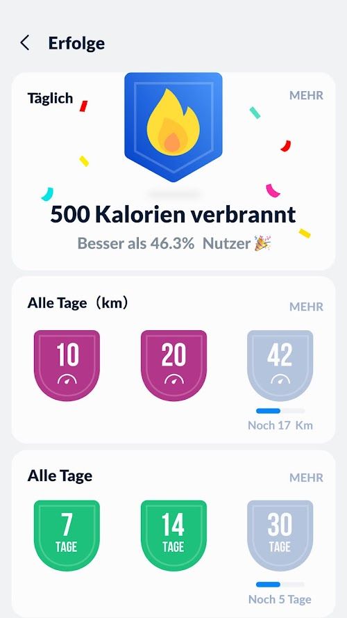 Schrittzähler  Screenshots