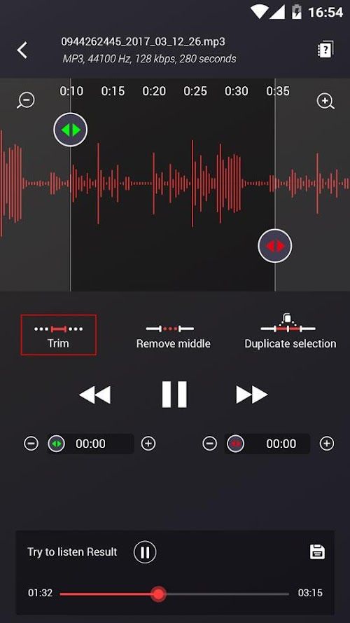 Diktiergerät  Screenshots
