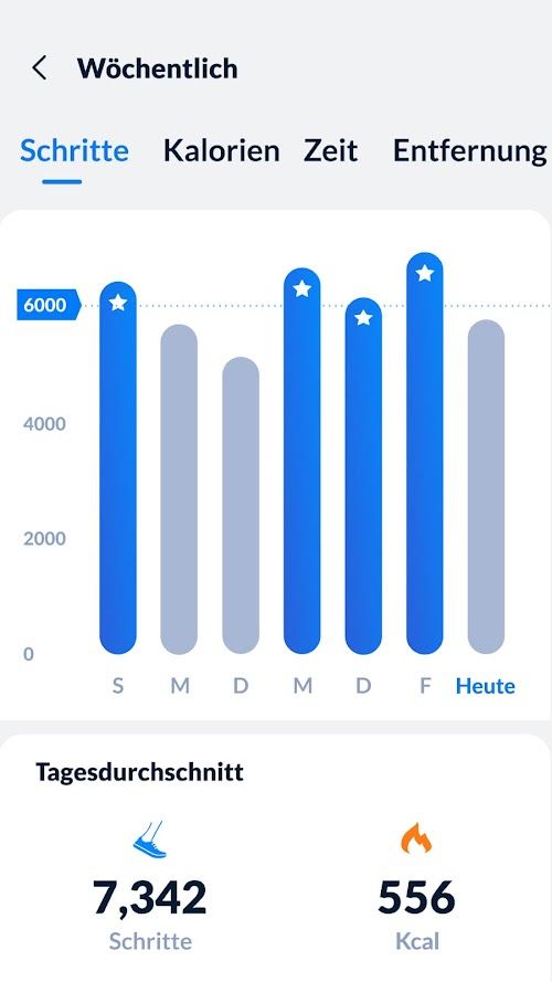 Schrittzähler  Screenshots
