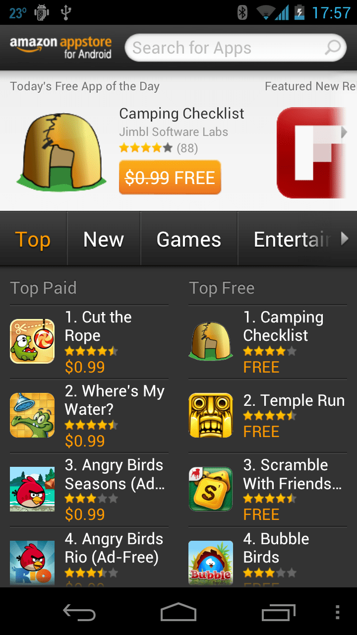 Amazon App Store  Screenshots