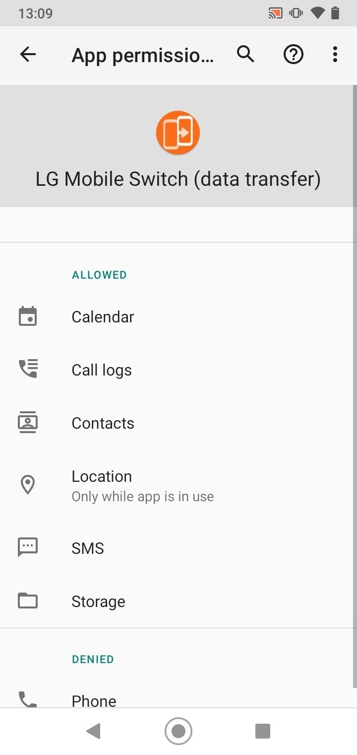 LG Mobile Switch  Screenshots