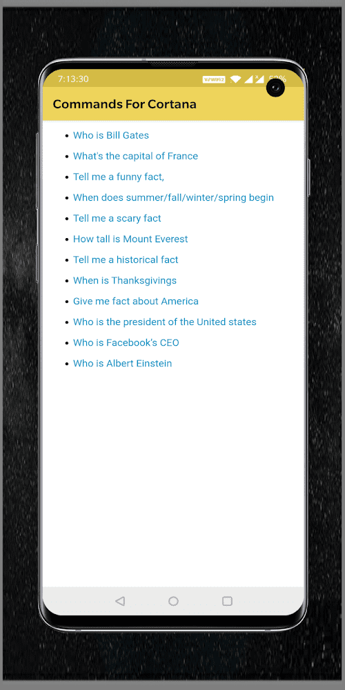 Commands For Cortana  Screenshots