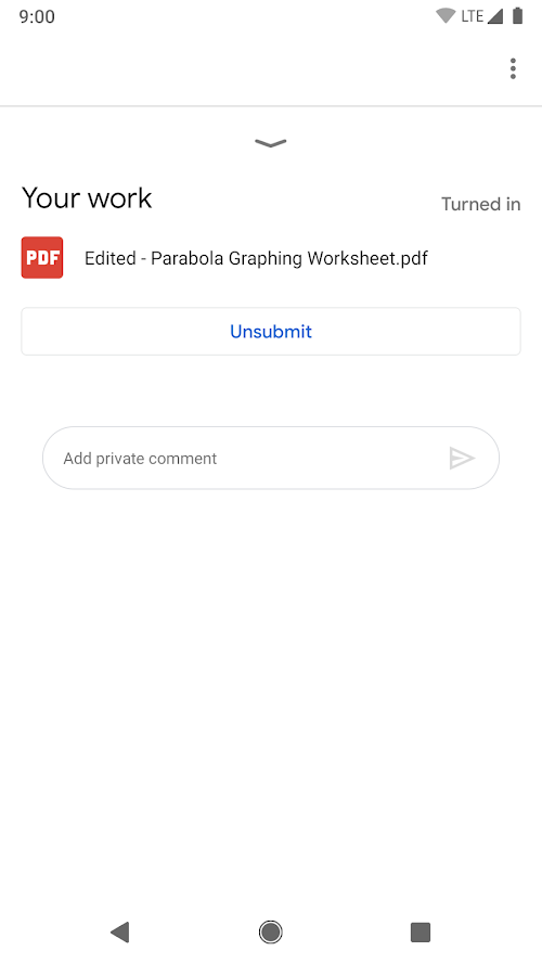Google Classroom  Screenshots