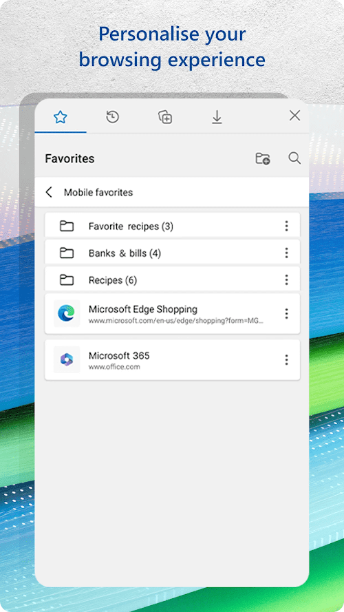 Microsoft Edge  Screenshots