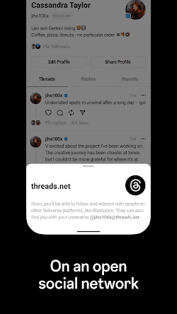 Threads, an Instagram app  Screenshots