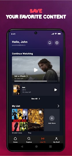 Tubi Movies & Live TV  Screenshots