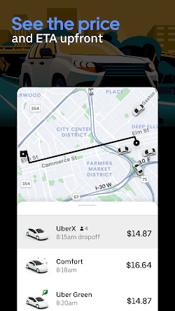 Uber - Request a ride  Screenshots
