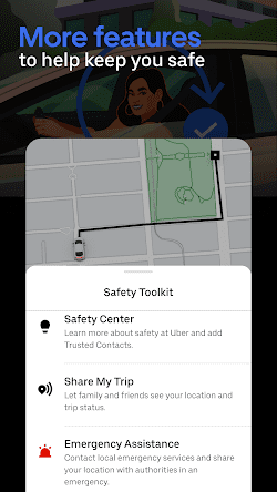 Uber - Request a ride  Screenshots