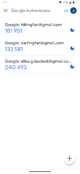 Google Authenticator  Screenshots