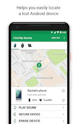 Google Find My Device  Screenshots