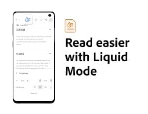 Adobe Acrobat Reader: Edit PDF  Screenshots