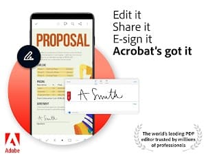 Adobe Acrobat Reader: Edit PDF  Screenshots