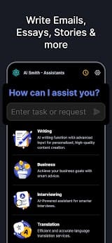 AI Chat Open Assistant Chatbot  Screenshots