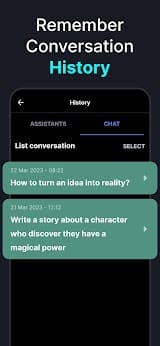 AI Chat Open Assistant Chatbot  Screenshots