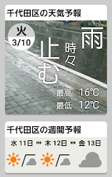 天気と天気予報アプリ　らくらくウェザーニュース　 スクリーンショット