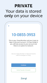Zangi Private Messenger スクリーンショット