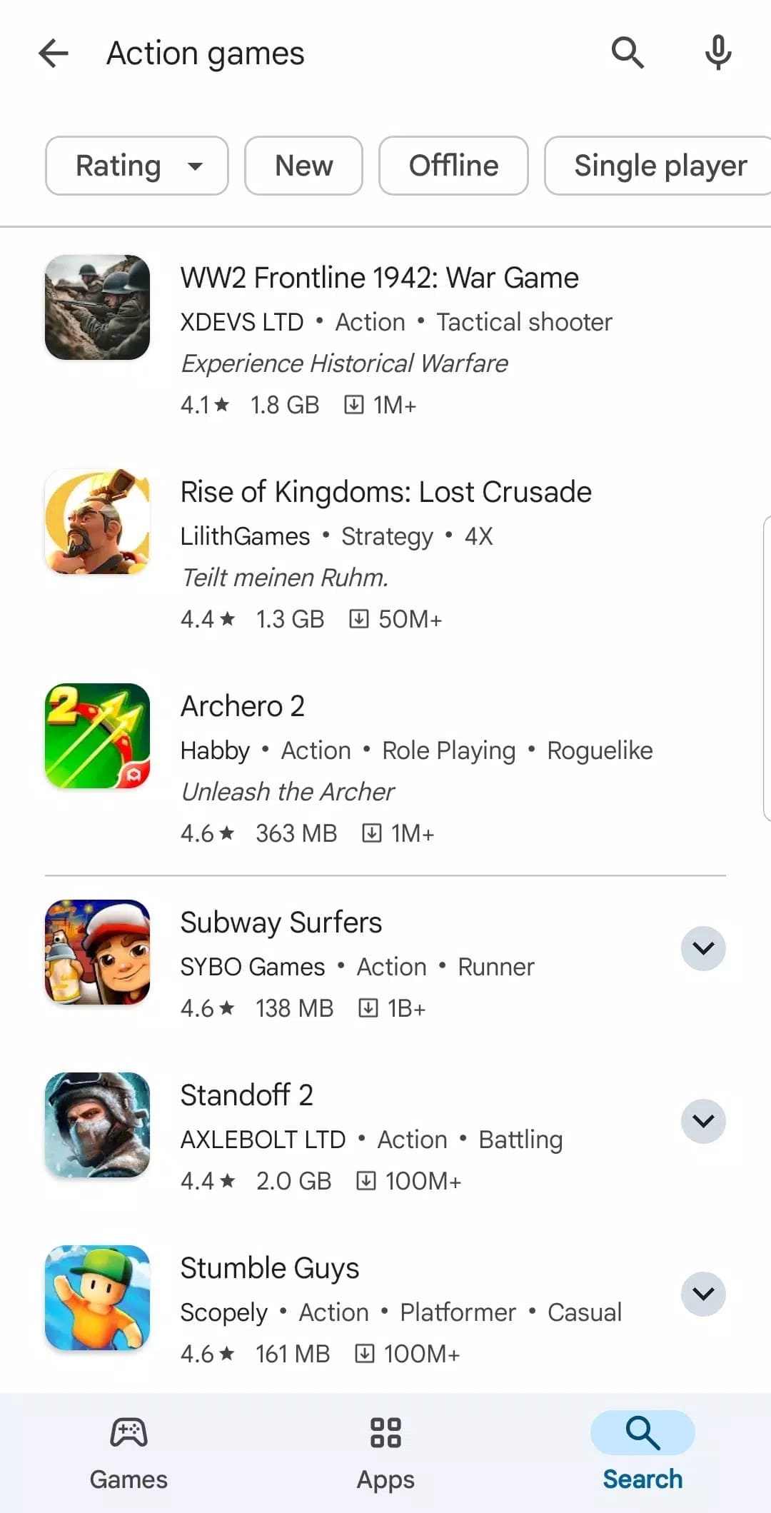 Google Play Store  Screenshots