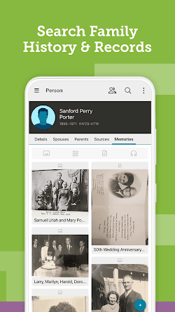 FamilySearch Tree  Screenshots